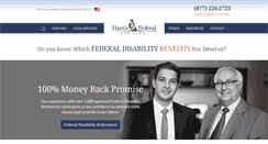 Desktop Screenshot of federaldisability.com
