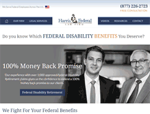 Tablet Screenshot of federaldisability.com